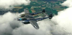 MSFS 2020 Lockheed Livery Mod: P-38 “Snafuperman” (Image #2)