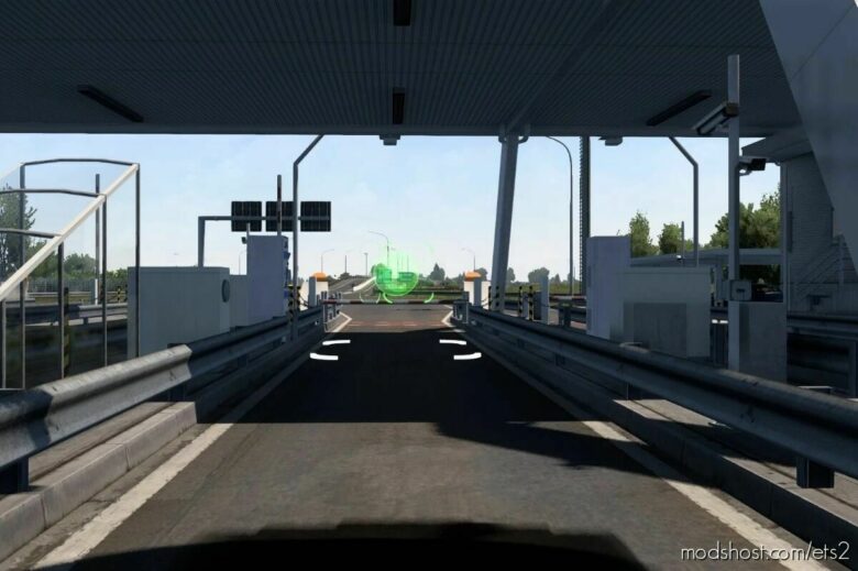 ETS2 Scania Mod: Toll Barrier Clearance-Distance (Featured)