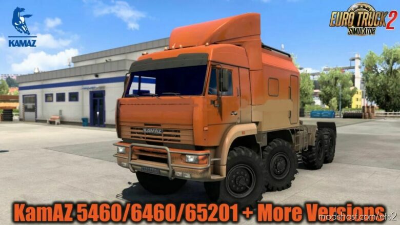 ETS2 Kamaz Truck Mod: 5460/6460/65201/65117/4326/65221/6350/43118 V7.4.1 (Featured)