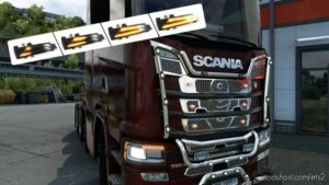 ETS2 Part Mod: Dynamic LED Side Mirror Sequential Turn Signal Lights (Featured)