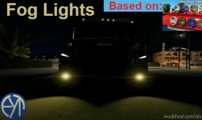 ATS Part Mod: FOG Lights For Truck Bumpers 1.42 (Featured)