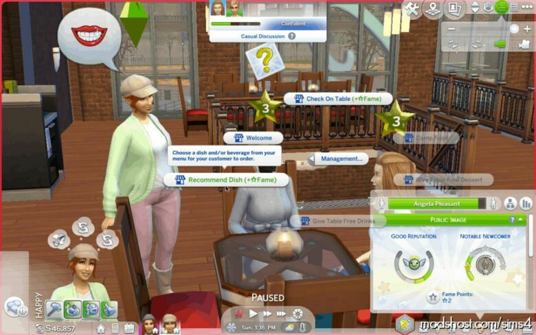 Sims 4 Mod: GET Famous From Running Your Restaurant (Featured)