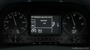 ETS2 Mercedes-Benz Part Mod: Actros 2009 Realistic Dashboard Computer 1.42 (Image #4)