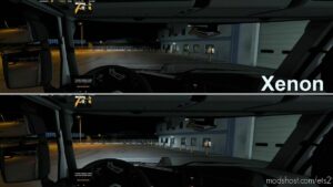 ETS2 Headlights Part Mod: Headlight Options (Led+Xenon) For NEW Light System V1.42A (Image #4)