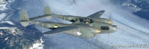 MSFS 2020 Lockheed Livery Mod: P-38L Lightning Flyingiron Blue Grey Inupiaq (Featured)