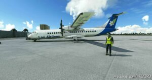 MSFS 2020 Laos Livery Mod: LAO Airlines ATR 72-600 (FOR Community Version) (Featured)