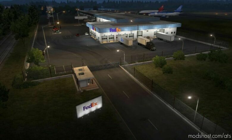 ATS Mod: Real Companies, Shops & Billboards V3.1.08 1.41 (Featured)