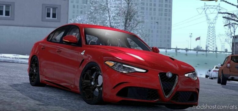 ATS Car Mod: Alfa Romeo Giulia + Interior V1.7 1.41 (Featured)