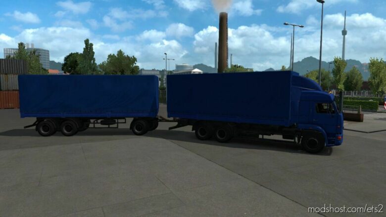 ETS2 Kamaz Truck Mod: 5460/6460/65201/65117/4326/65221/6350/43118 V7.4.2 (Featured)