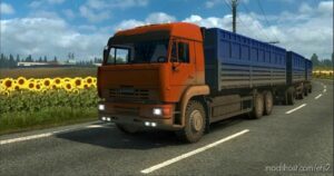 ETS2 Kamaz Truck Mod: 5460/6460/65201/65117/4326/65221/6350/43118 V7.4.2 (Image #2)