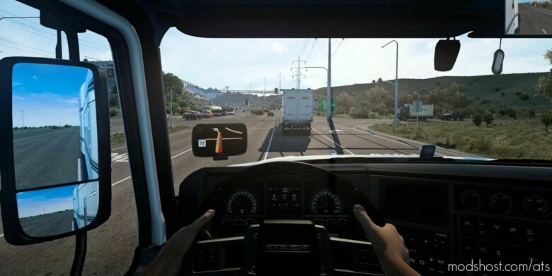 ATS Mirrors Mod: TOP Corner & Small Mirrors 1.42 (Featured)