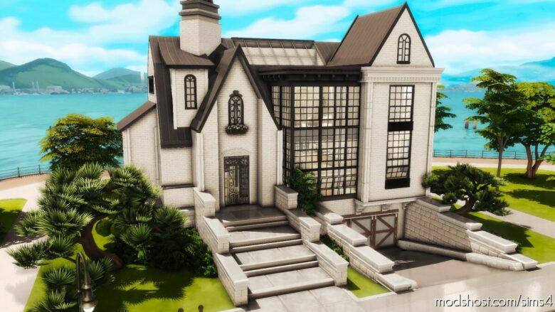 Sims 4 Mod: Modern Classic House – NO CC (Featured)