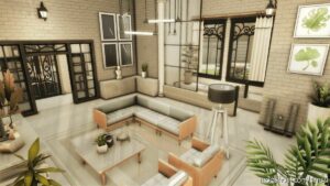 Sims 4 Mod: Modern Classic House – NO CC (Image #14)