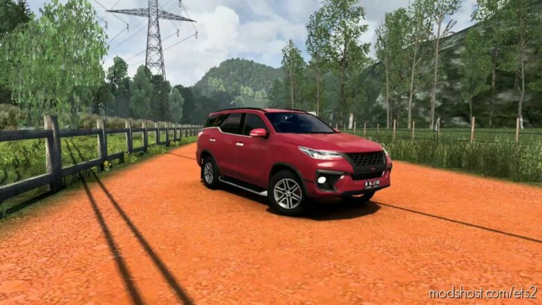 ETS2 Toyota Car Mod: Fortuner AN160 V1.1 1.41 - 1.42 (Featured)