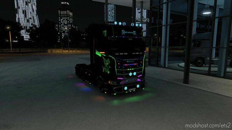 ETS2 Scania Part Mod: Lightpack And More Lights Addon 1.42 (Featured)