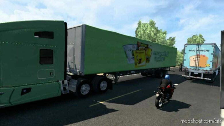 ATS Mod: Myanmar Brands And World Brands Traffic V3 (Featured)