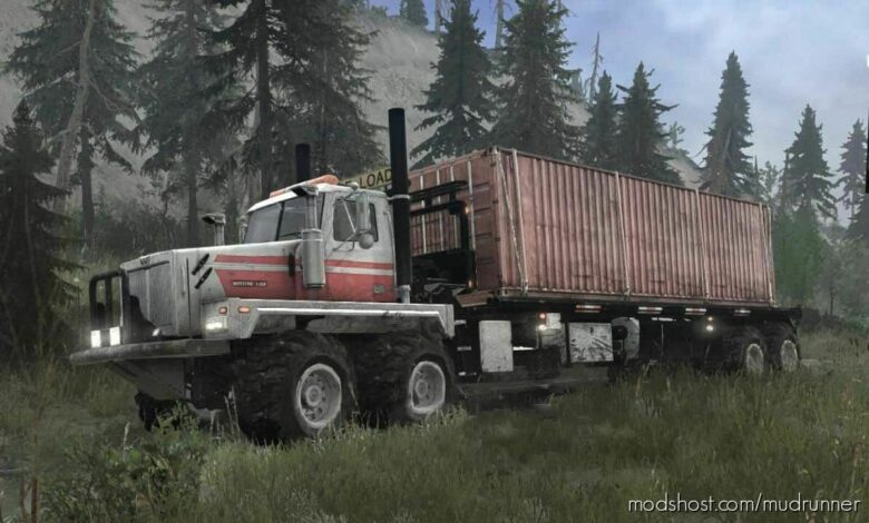 MudRunner Truck Mod: Western Star 6900XD Twin Steer Mod V1.1 (Featured)