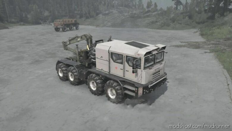 MudRunner Truck Mod: Mzkt 741351 Volat Mod (Featured)