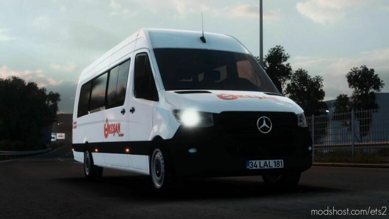 ETS2 Mercedes-Benz Car Mod: Sprinter 2021 V1R80 1.42 (Featured)