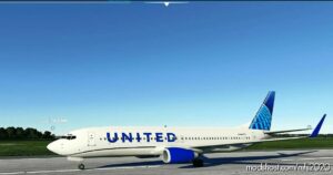 MSFS 2020 737-800 Livery Mod: United N39297 V2.0 (Featured)