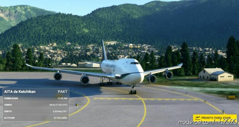 MSFS 2020 747-8 Livery Mod: Asobo 747-8 BCF Olympic AIR Cargo NO Mirroring (Featured)