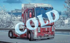 ETS2 Weather Mod: Snow Mod By Momo545 1.40 – 1.42 (Featured)