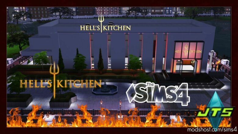 Sims 4 House Mod: Hell’s Kitchen Caesars Palace LAS Vegas (Featured)