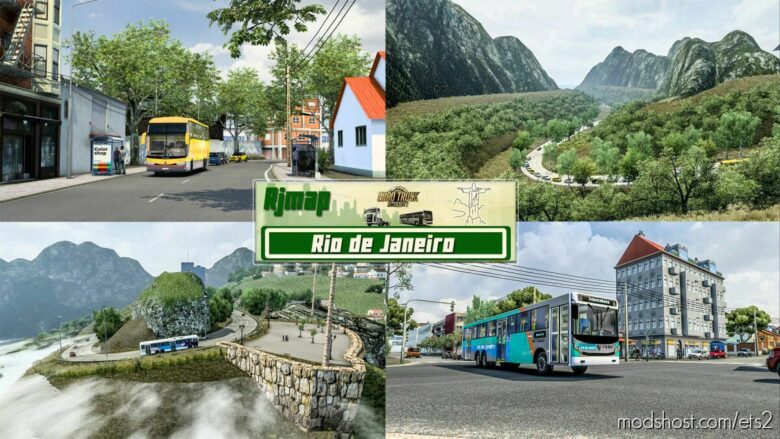 ETS2 Brazil Mod: RJ Map (RIO DE Janeiro) 1.41 - 1.42 (Featured)