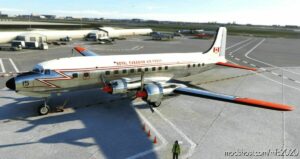 MSFS 2020 Douglas Livery Mod: Pmdg DC6B Rcaf 17515 Tribute (Image #2)