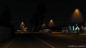 ETS2 Mod: Street Lamps With FOG 1.42 (Image #3)