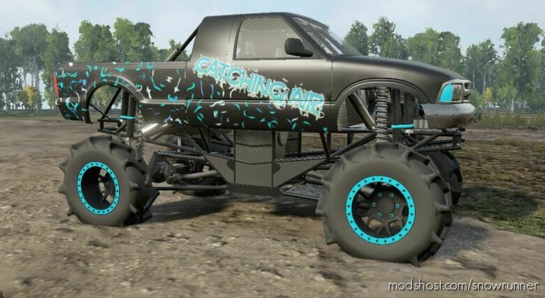 SnowRunner Car Mod: Catching AIR Mega Truck V2.0 (Featured)