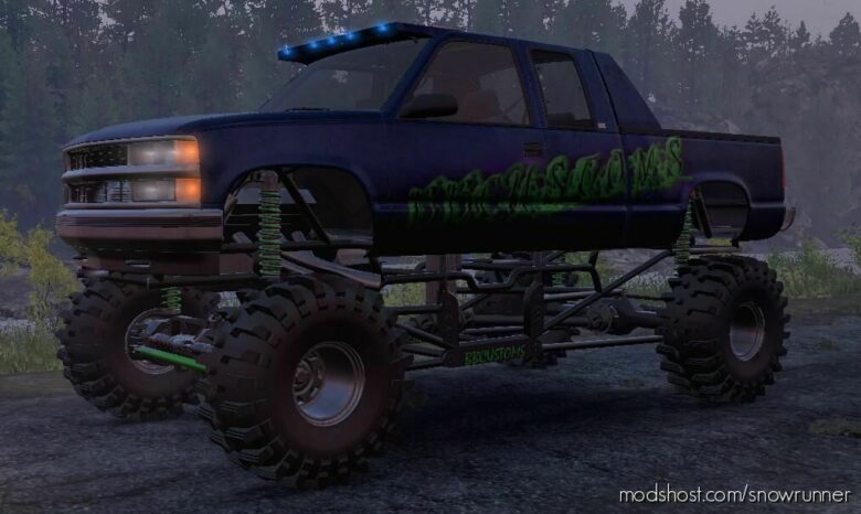 SnowRunner Car Mod: Console Friendly Mega Truck V2.0.0 (Featured)