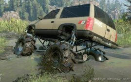 SnowRunner Chevy Car Mod: Tahoe Mega Truck V2.0.0 (Image #4)