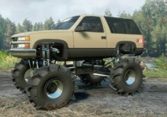 SnowRunner Chevy Car Mod: Tahoe Mega Truck V2.0.0 (Image #5)