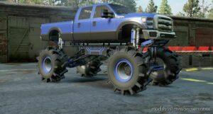 SnowRunner Car Mod: B-350 Diesel Mega MUD Truck V2.0.0 (Image #2)