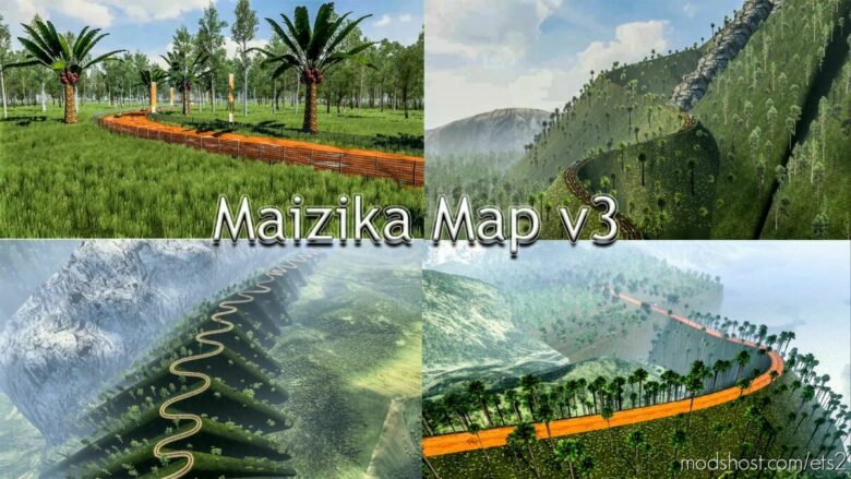 ETS2 Mod: Maizika Map V3 Save Game Profile 1.36 To 1.42 (Featured)