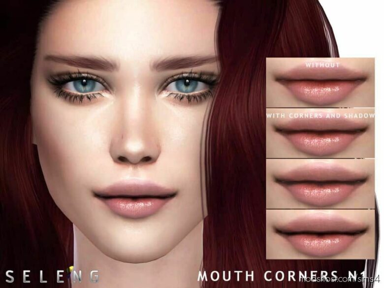 Sims 4 Mod: Mouth Corners N1 (Featured)