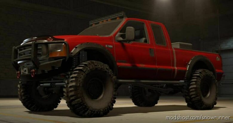 SnowRunner Ford Car Mod: 99 Ford F-350 V1.0.2 (Featured)