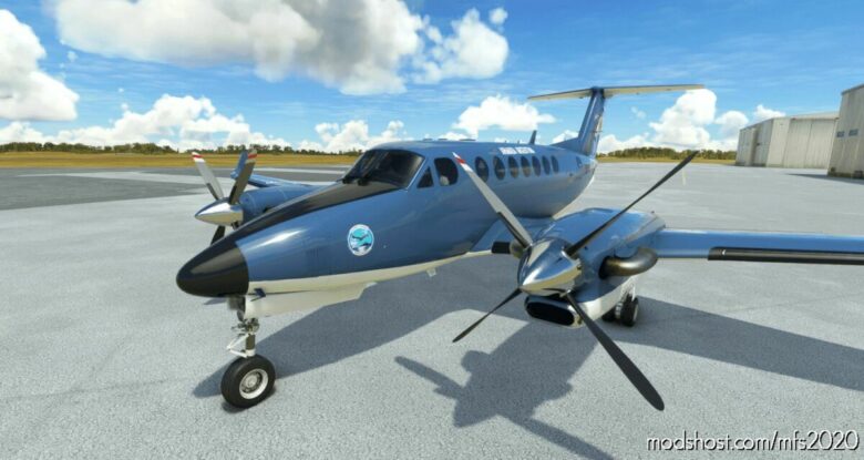 MSFS 2020 Argentina Livery Mod: Beechcraft King AIR 350I – Armada Argentina (EA1V) (Featured)