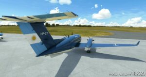 MSFS 2020 Argentina Livery Mod: Beechcraft King AIR 350I – Armada Argentina (EA1V) (Image #2)