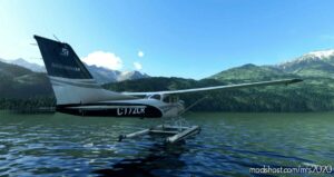 MSFS 2020 Cessna Livery Mod: 172LR (Long Range) – External Fuel Tanks Inside The Floats! (Featured)