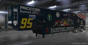 ATS Mod: Nascar Featherlite Trailer Skins V1.3 1.42 (Image #3)