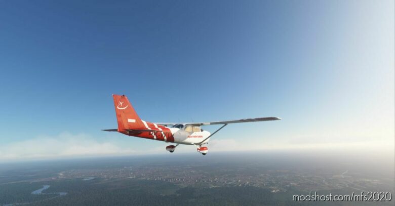 MSFS 2020 Cessna Aircraft Mod: C172 G1000 Angkasa Aviation Academy PK-WTV Livery (Featured)