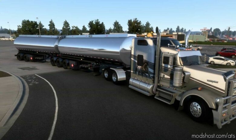 ATS Trailer Mod: Advance B-Train Tanker V1.4R 1.42 (Featured)