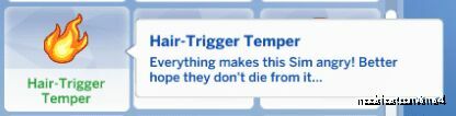 Sims 4 Mod: Hair-Trigger Temper Trait (Featured)