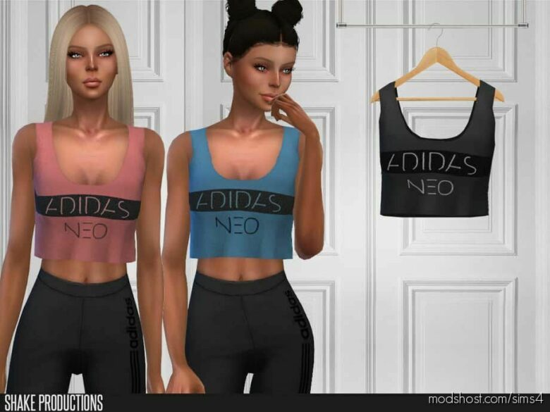 Sims 4 Athletic Clothes Mod: Adidas NEO Shirt (Featured)