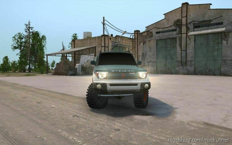 MudRunner Mitsubishi Car Mod: Pajero Pinin 2.0 GDI Mod (Featured)