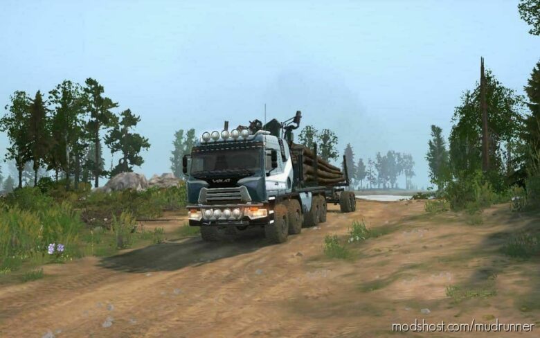 MudRunner Truck Mod: Mzkt-750440 Pack RSK (Featured)