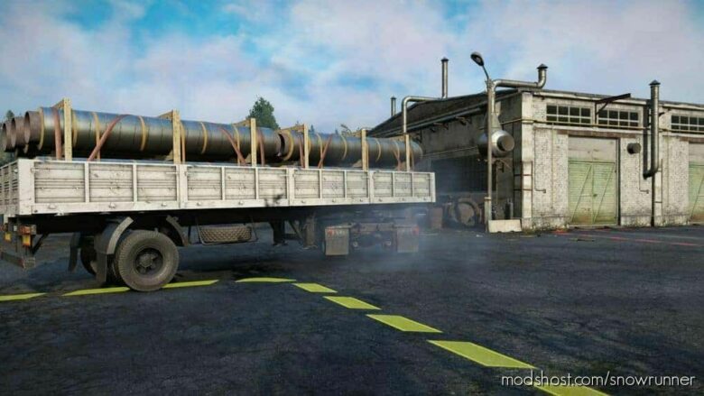 SnowRunner Mod: Semitrailer 93802 (Featured)