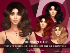 Sims 4 Female Mod: Johnson Hair (Featured)